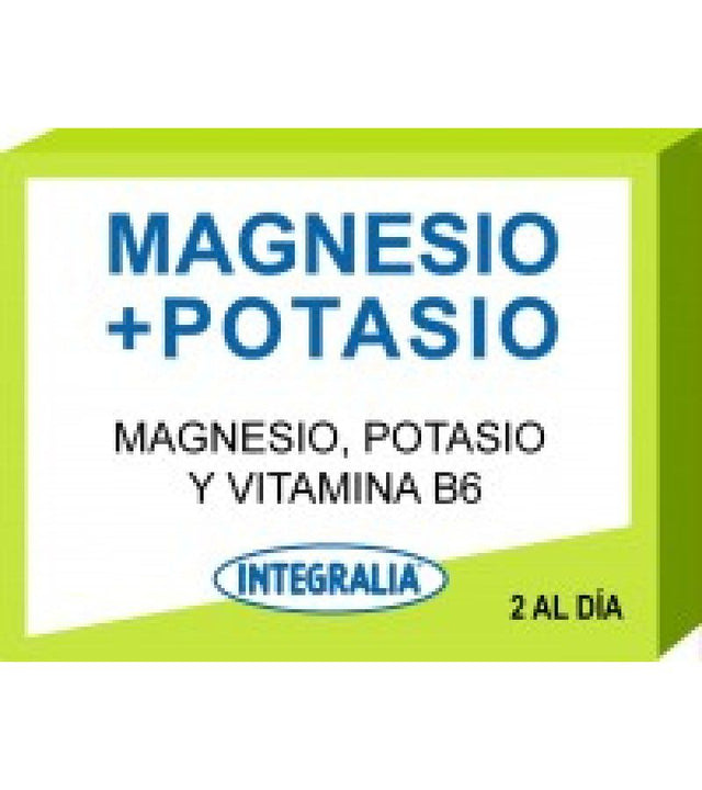 Magnesio + Potasio · Integralia · 60 cápsulas