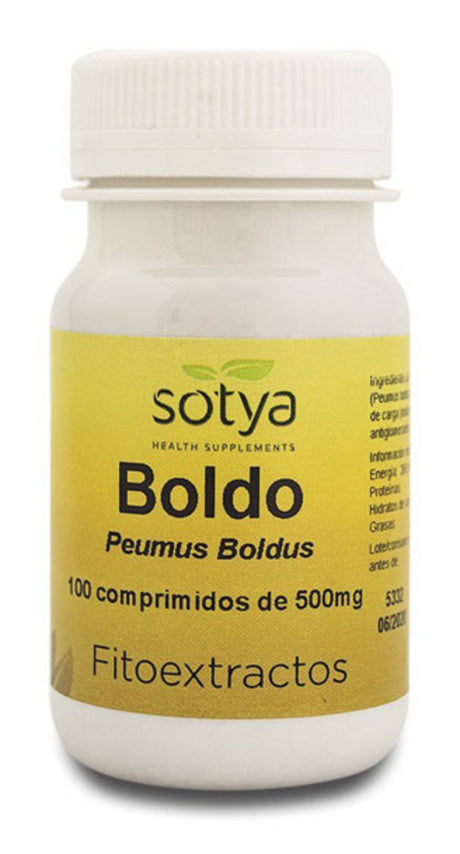 Boldo · Sotya · 100 comprimidos