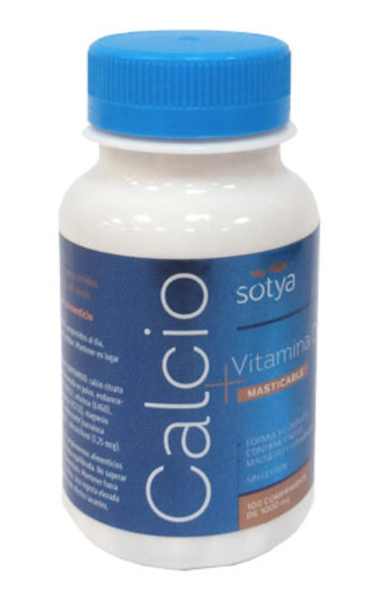 Calcio   Vitamina D · Sotya · 100 comprimidos