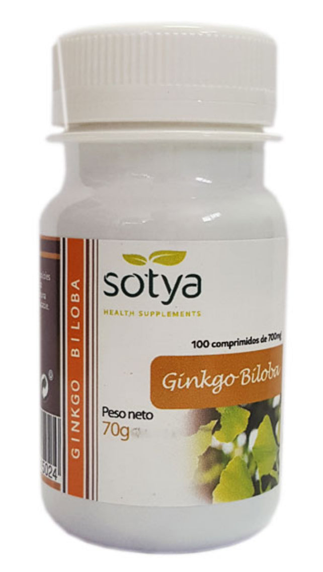 Ginkgo Biloba · Sotya · 100 comprimidos