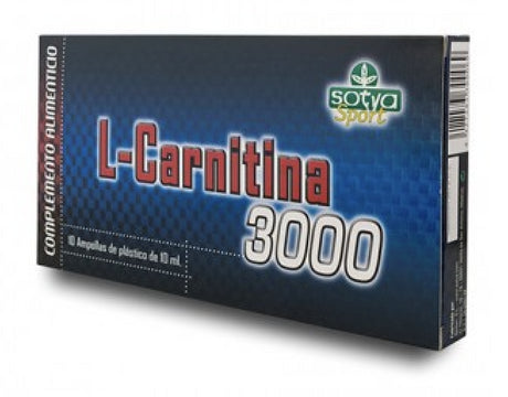 L-Carnitina 3.000 mg · Sotya · 10 ampollas