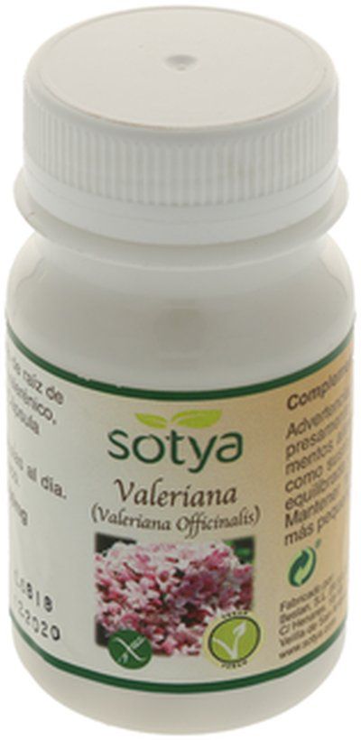 Valeriana 600 mg · Sotya · 60 cápsulas