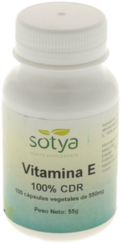 Vitamina E · Sotya · 100 cápsulas