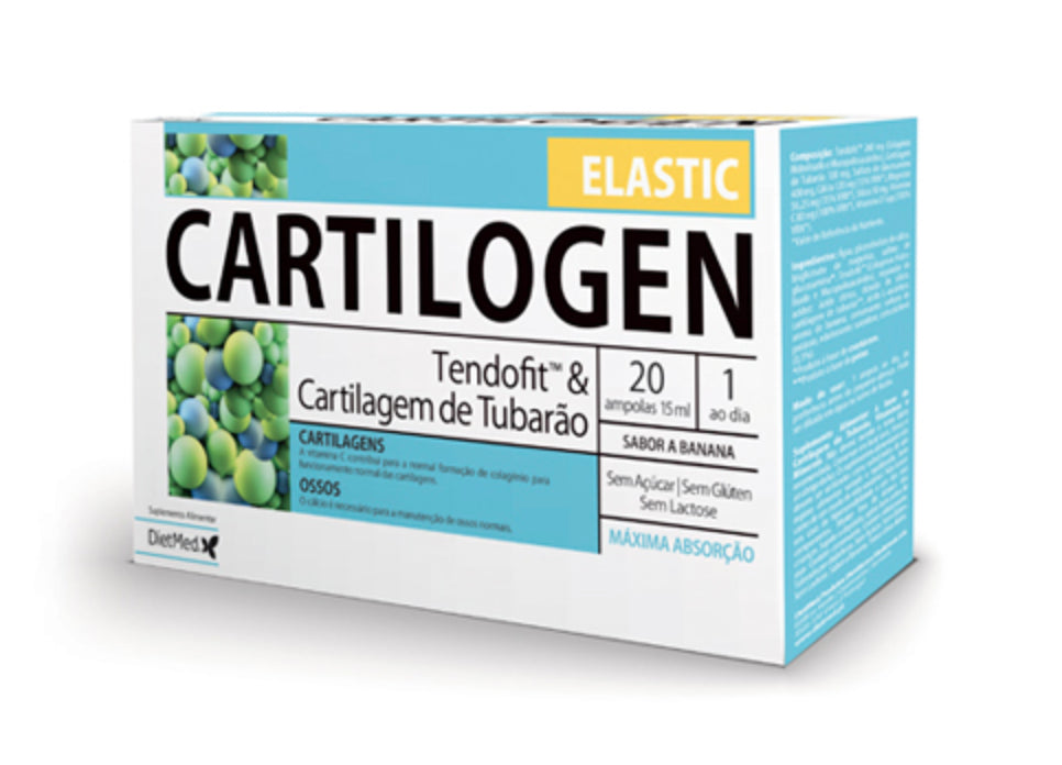 Cartilogen Elastic · DietMed · 20 ampollas