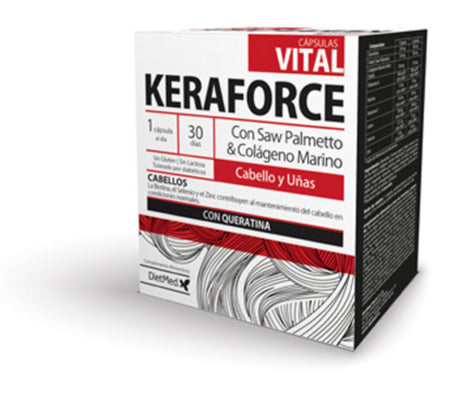 Keraforce Vital · DietMed · 30 cápsulas