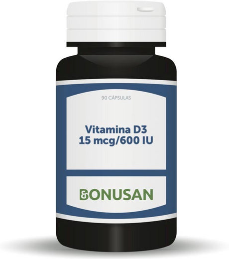 Vitamina D3 600 UI · Bonusan · 90 perlas