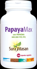 Papaya Max · Sura Vitasan · 100 cápsulas