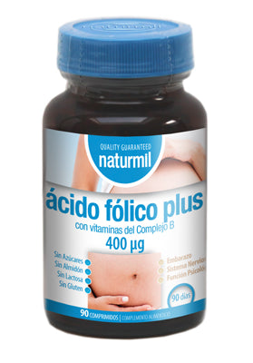 Ácido Fólico Plus · Naturmil · 90 comprimidos