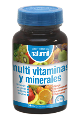 Multivitaminas & Minerales · Naturmil · 30 perlas