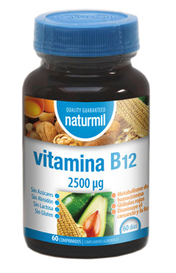 Vitamina B12 2.500 mcg · Naturmil · 60 comprimidos