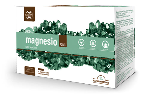 Magnesio Forte 3.000 mg · Naturmil · 20 ampollas