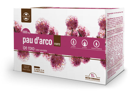 Pau D'Arco Forte 1.000 mg · Naturmil · 20 ampollas