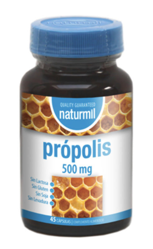 Própolis 500 mg · Naturmil · 45 cápsulas