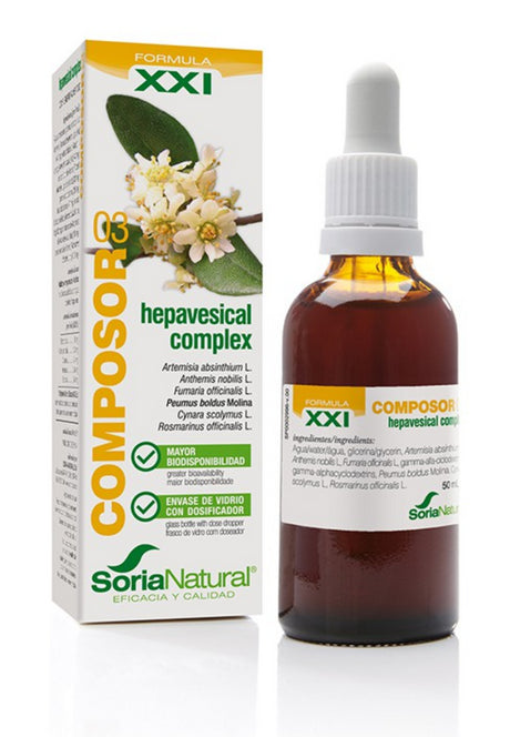 Composor 03 - Hepavesical Complex XXI · Soria Natural · 50 ml