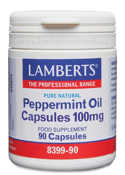 Aceite de Menta 100 mg  · Lamberts · 90 cápsulas