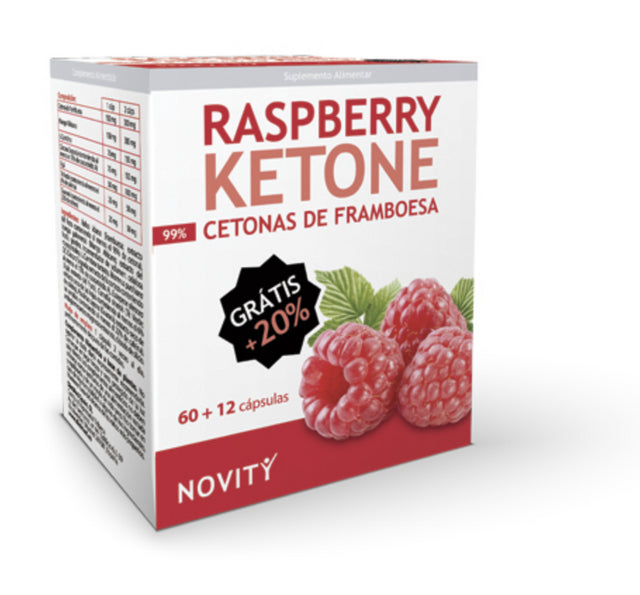 Raspberry Ketone - Cetona de Frambuesa · Novity · 72 cápsulas