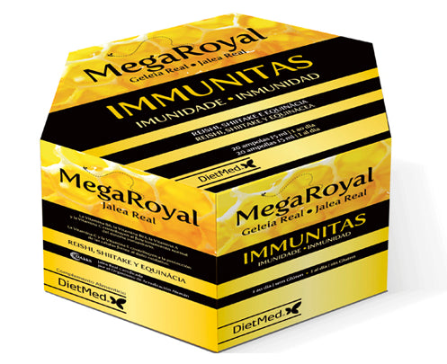 Megaroyal Immunitas · Dietmed · 20 ampollas