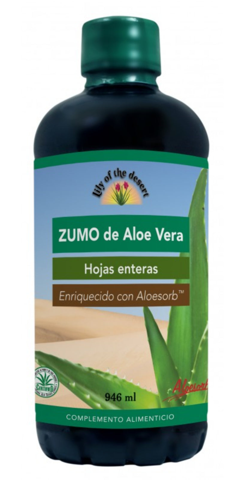 Zumo de Aloe Vera · Lily of the Desert · 946 ml