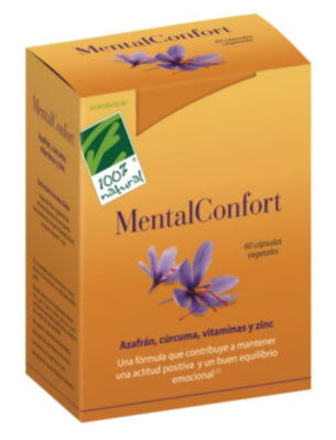 MentalConfort · 100% Natural · 60 cápsulas