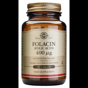 Folacin 400 mcg · Solgar · 250 comprimidos