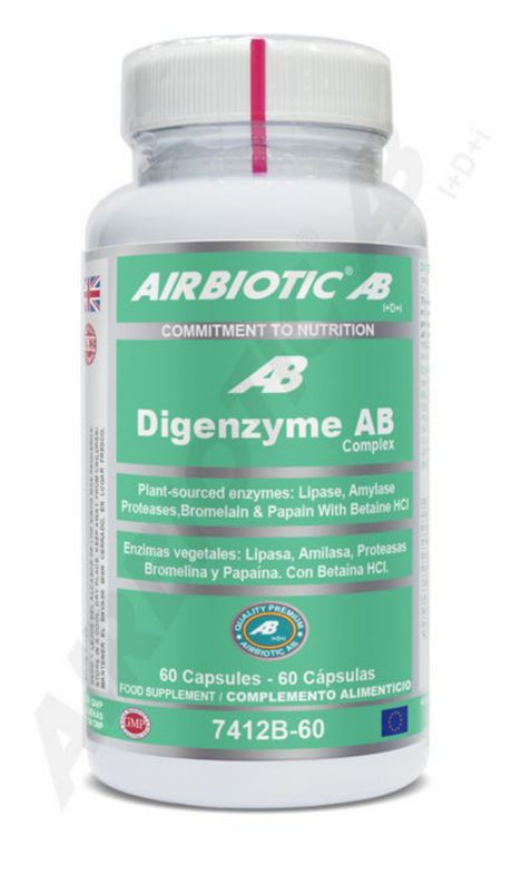 Digenzyme AB Complex · Airbiotic · 60 cápsulas