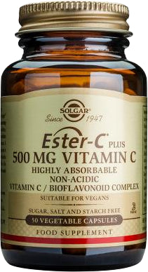 Ester-C Plus 500 mg · Solgar · 50 cápsulas