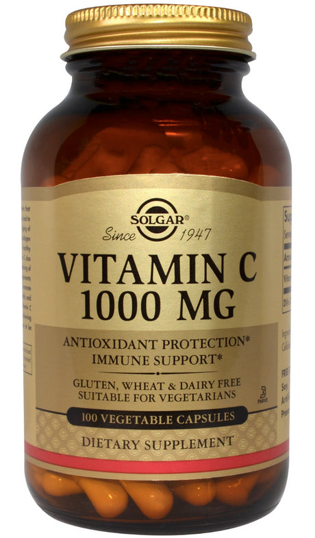 Vitamina C 1.000 mg · Solgar · 100 cápsulas