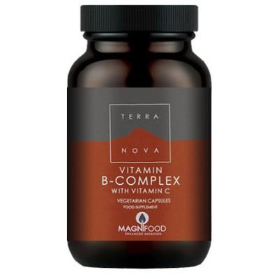 B-Complex con Vitamina C · TerraNova · 50 cápsulas