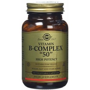 Vitamina B-Complex 50 · Solgar · 100 cápsulas