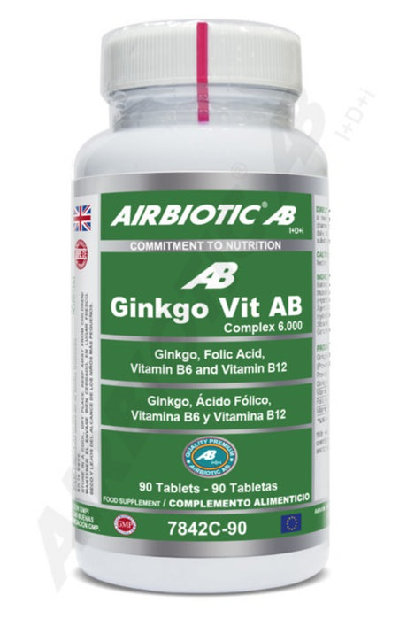 Ginkgo-Vit AB Complex 6000 · Airbiotic · 90 comprimidos