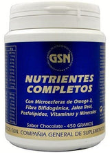 Nutrientes Completos Sabor Chocolate · GSN · 450 gramos