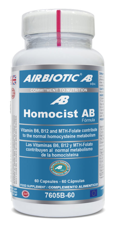 Homocist AB Fórmula · Airbiotic · 60 cápsulas