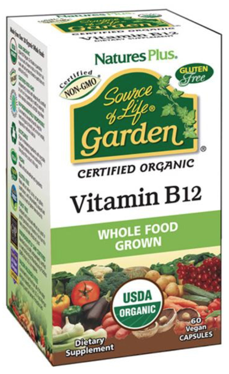 Vitamina B12 Garden · Nature's Plus · 60 cápsulas