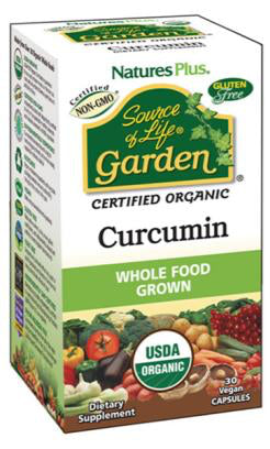 Cúrcuma (Curcumin) Garden · Nature's Plus · 30 cápsulas