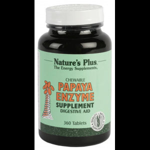 Papaya Enzyme · Nature's Plus · 360 comprimidos