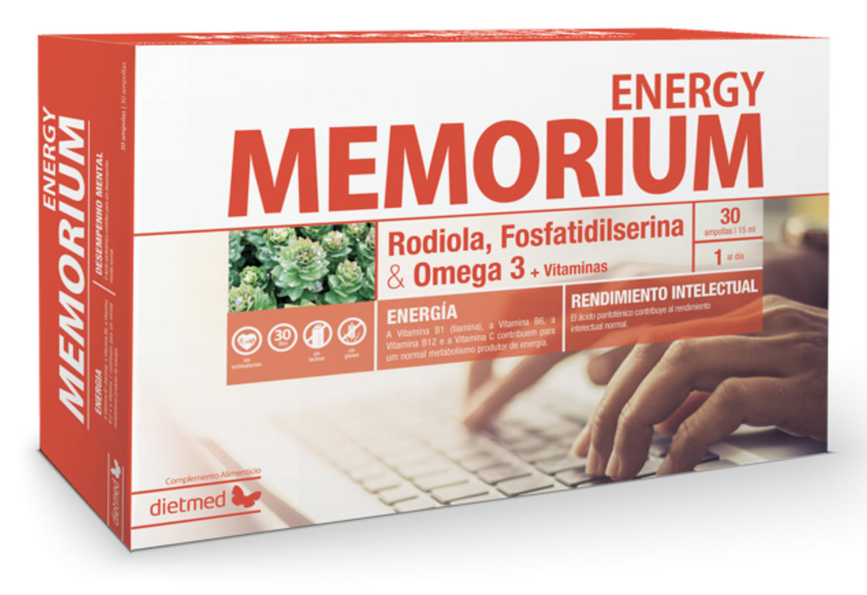 Memorium Energy Ampollas · DietMed · 30 ampollas