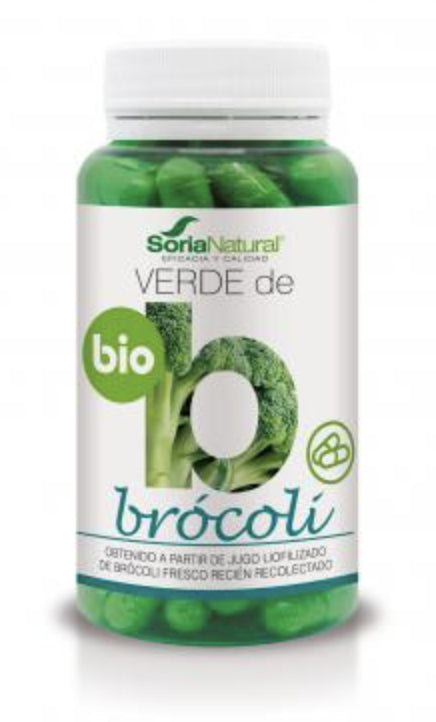 Verde de Brócoli BIO · Soria Natural · 80 cápsulas