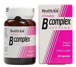 Vitamin B-Complex Supreme · Health Aid · 30 cápsulas