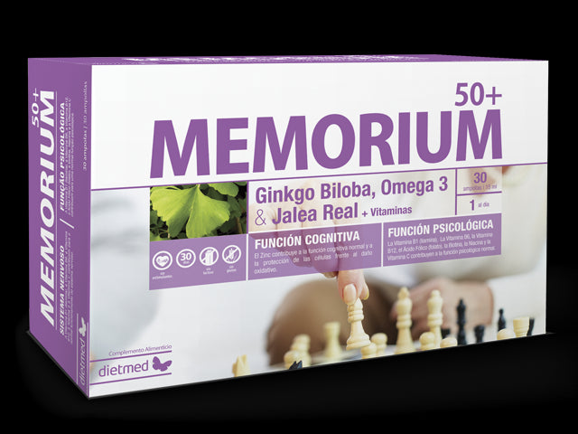 Memorium 50+ · DietMed · 30 ampollas