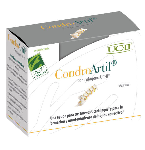 CondroArtil con UC-II® · 100% Natural · 30 cápsulas