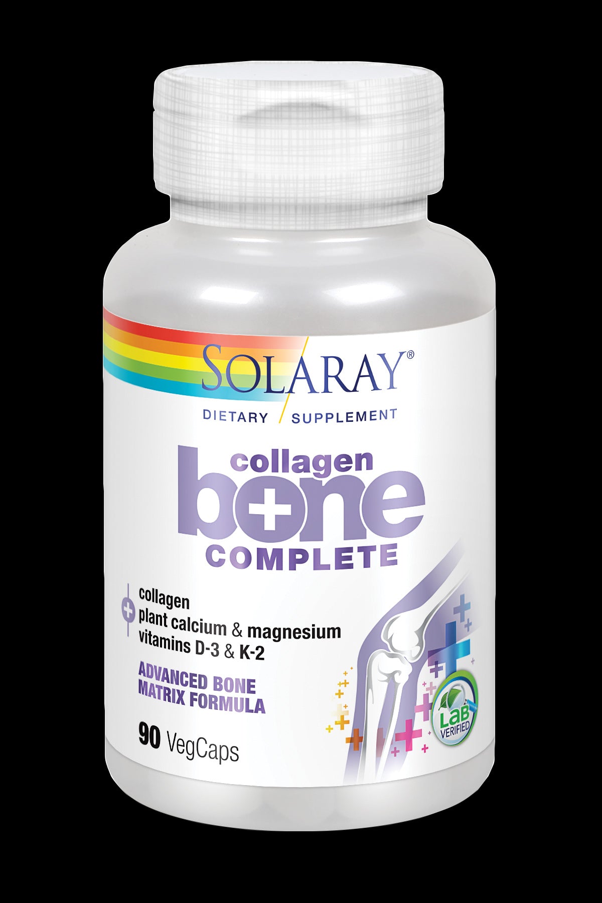 Collagen Bone Complete · Solaray · 90 Cápsulas