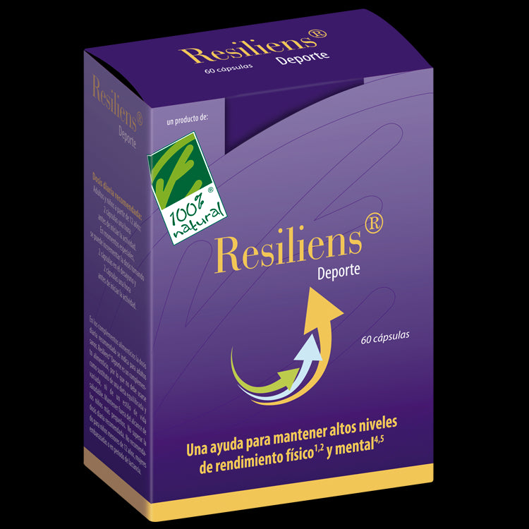 Resiliens Deporte · 100% Natural · 60 cápsulas