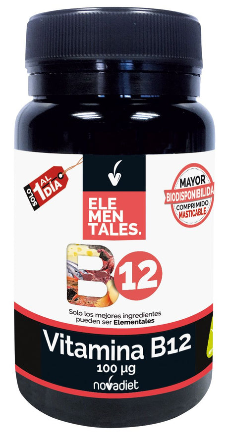 Vitamina B12 100 mcg · Nova Diet · 120 Comprimidos