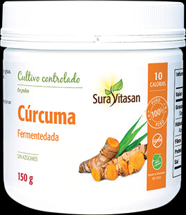 Cúrcuma Fermentada · Sura Vitasan · 150 gramos