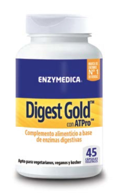 Digest Gold con ATPro · Enzymédica · 45 cápsulas