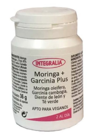 Moringa + Garcinia Plus · Integralia · 60 cápsulas