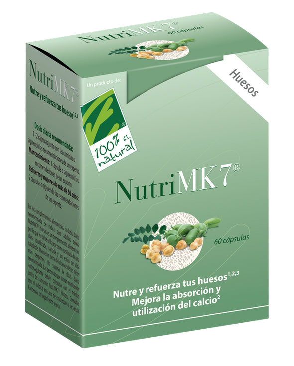 NutriMK7 Huesos · 100% Natural · 60 cápsulas