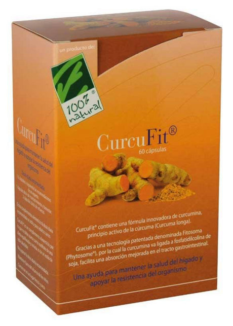 CurcuFit · 100% Natural · 60 cápsulas