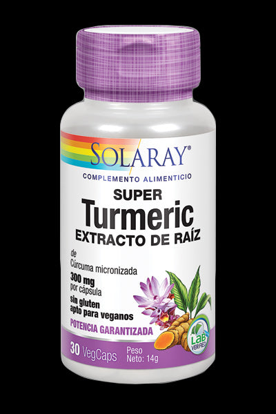 Super Turmeric (Curcuma) · Solaray · 30 cápsulas