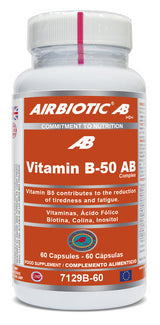 Vitamina B50 AB Complex · Airbiotic · 60 cápsulas